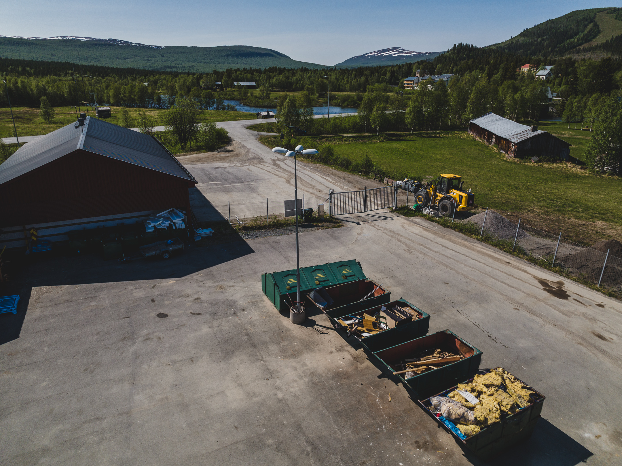 En översiktsbild över ÅVC Ammarnäs