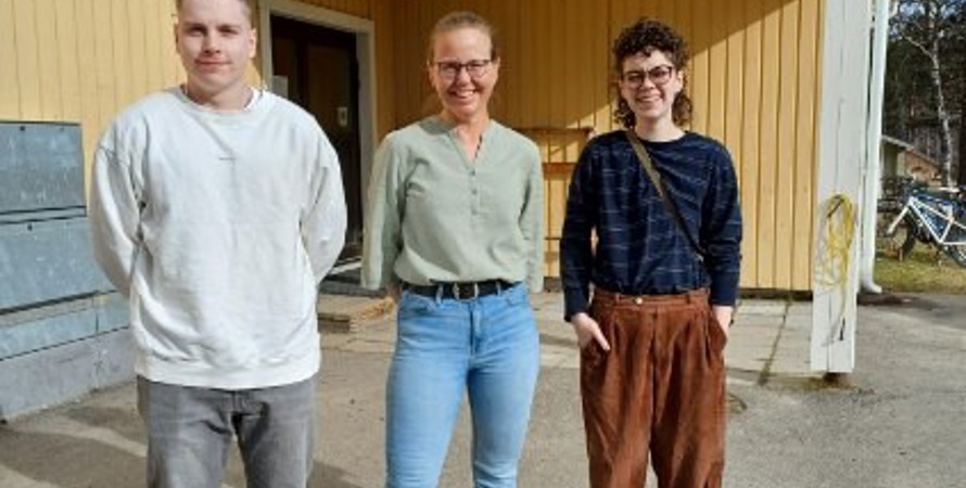 Studenter på Ammarnäs skola