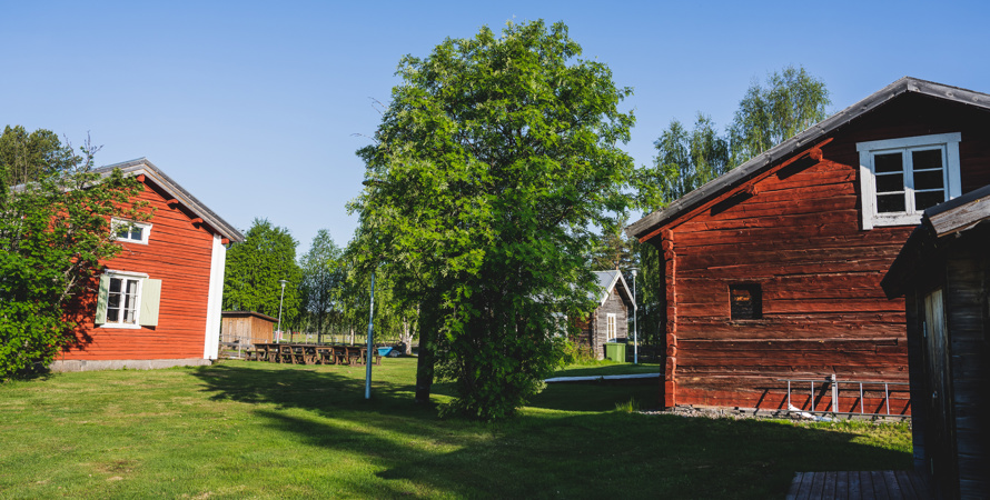 Hembygdsområdet.